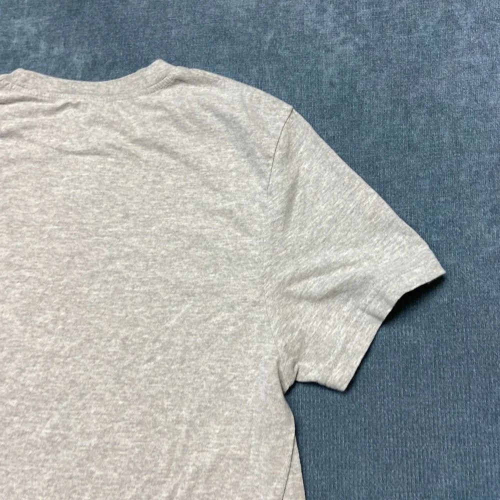 True Religion Brand Jeans T Shirt Men Large Heather Gray Cotton Crew Neck Summer